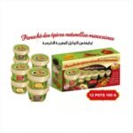 A combination of natural Moroccan spices